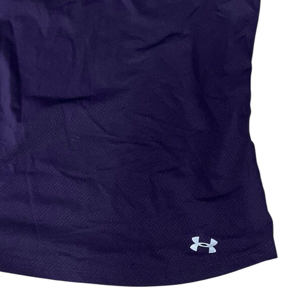 Under Armour Purple Racerback Tank Top XS - Picture 4 of 6